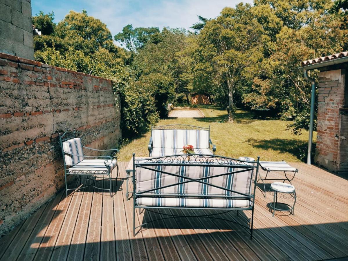 Maison Jardin Petanque, Meett, Airbus, Aeroport, Golf Beauzelle Eksteriør bilde